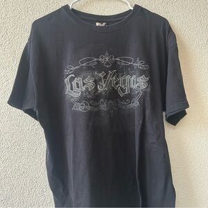Las Vegas Graphic Tee in Black
